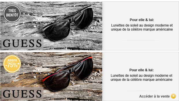 Vente priv�e GUESS chez Zalando-Priv�